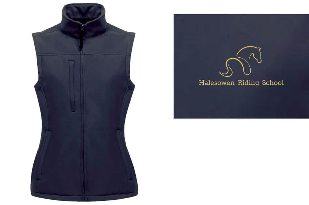 Halesowen Ladies Navy Softshell Gilets