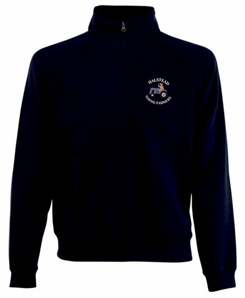 Halstead YF Farmers Navy Quarter Zip Sweatshirt SS830