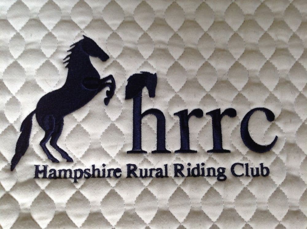 Hampshire Rural RC clothing embroidered Dressage Saddlecloths