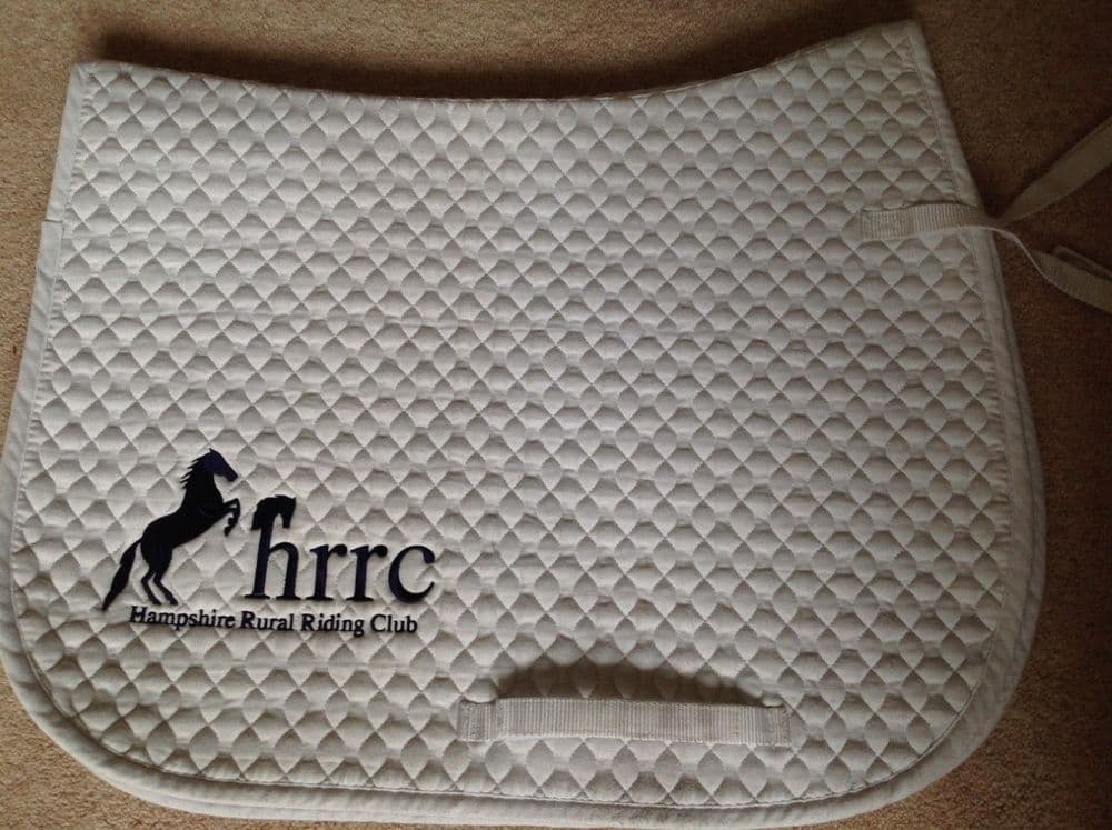 Hampshire Rural RC clothing embroidered GP Saddlecloths