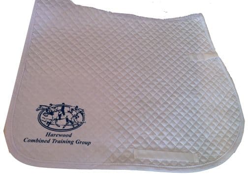 HCTG White Dressage Saddlecloths