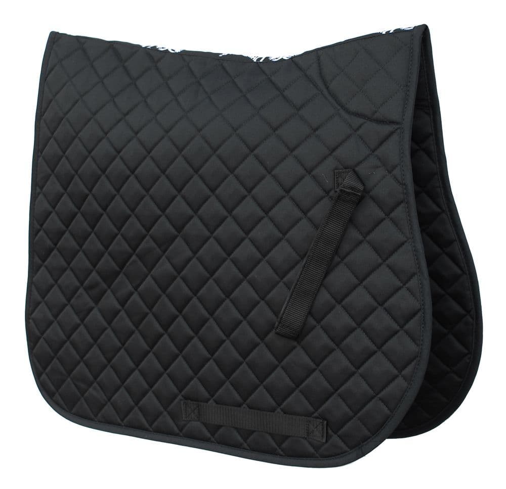 Herts Hunt GP black embroidered saddlecloth