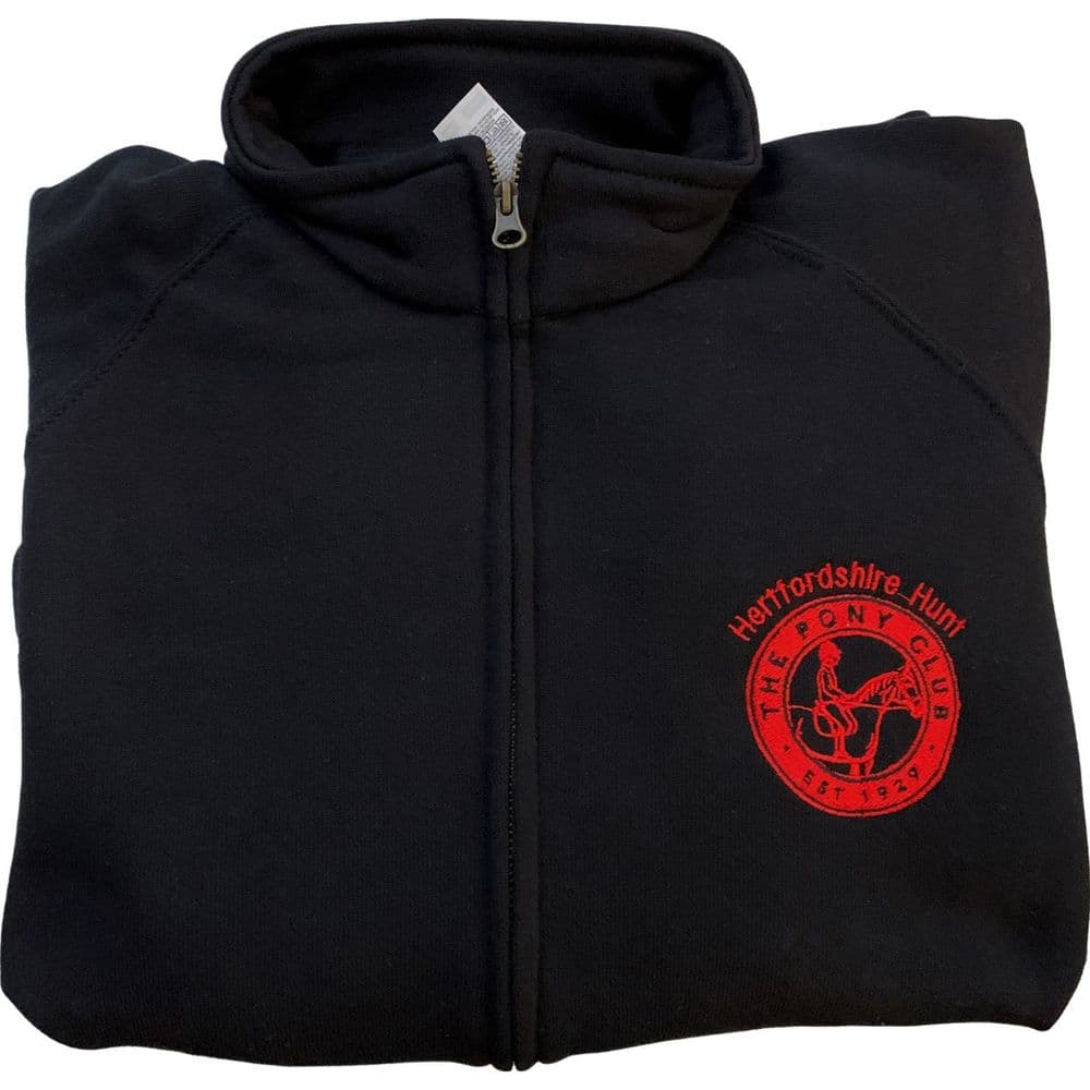 Herts Hunt Kids Black Sweat Jacket ss221
