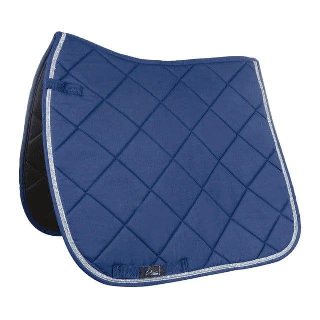 HKM Dark Blue GP Saddle Pad - FULL