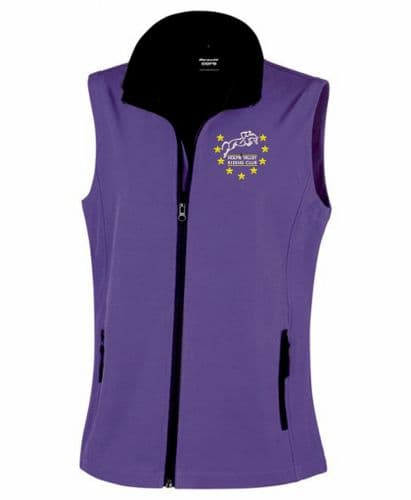 HVRC Ladies Fit Purple R232F Softshell Gilet