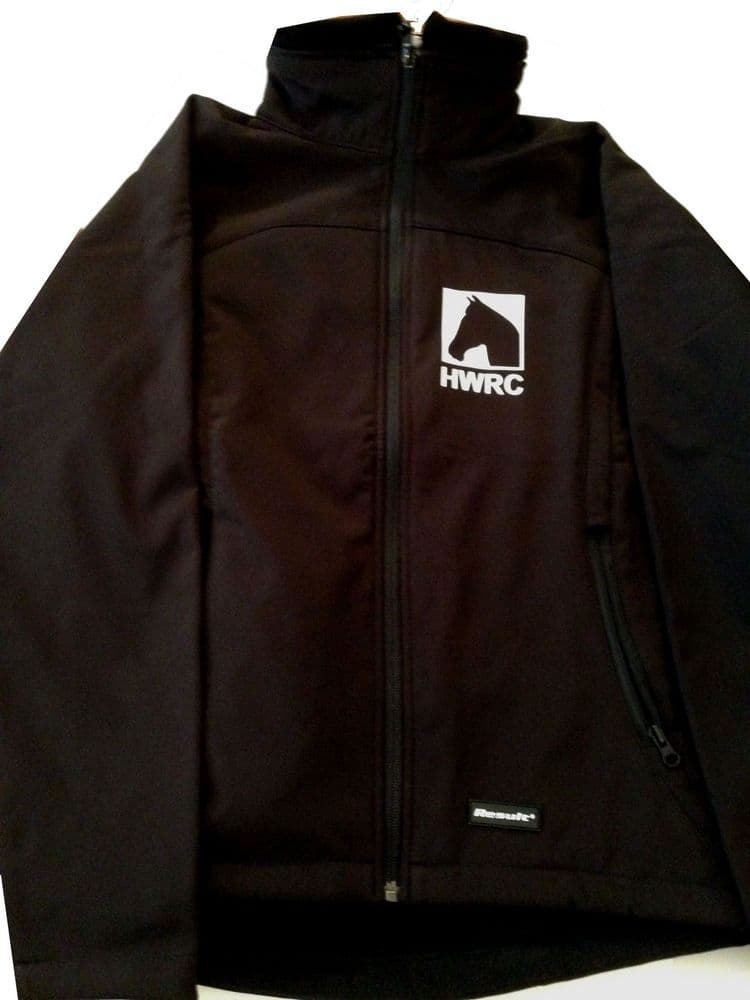 HWRC Men's Black soft shell jacket -