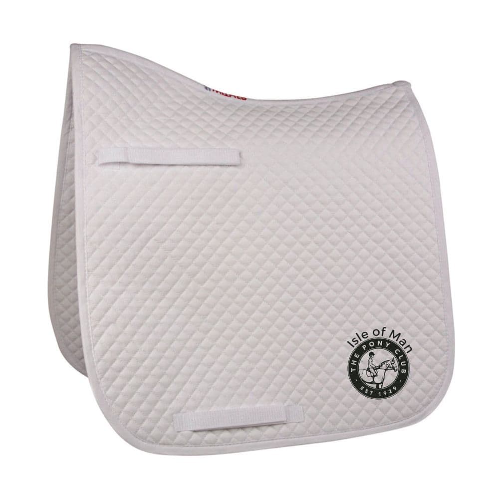 Isle of Man Pony Club embroidered Dressage Saddlecloths