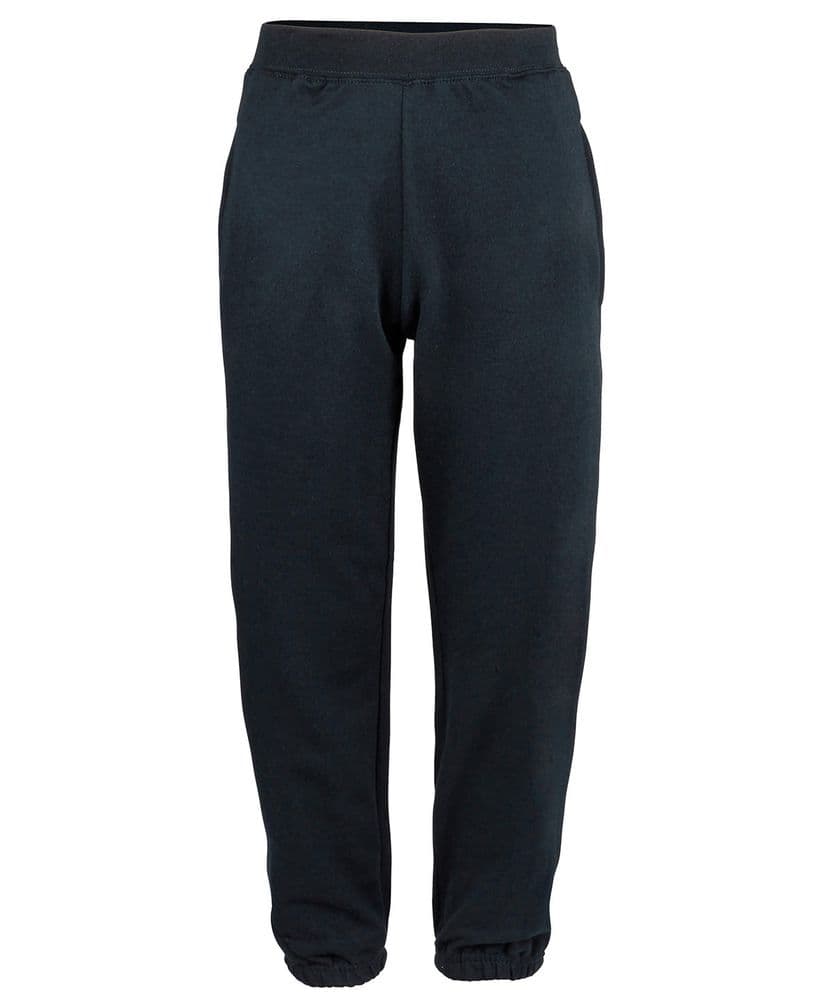 Kent Target Polocrosse Navy Pony Club Kids Cuffed Hem Joggers