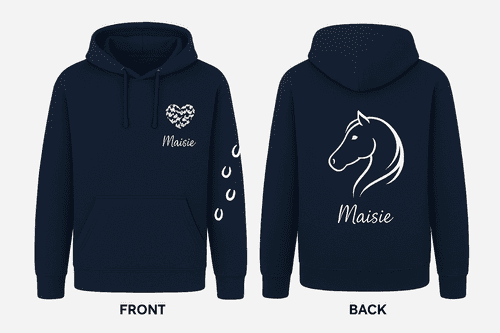 Kids Personalised Horse Hoodie | GG-Gear