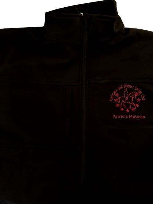 Ladies Black Penistone and District Riding Softshell Jacket