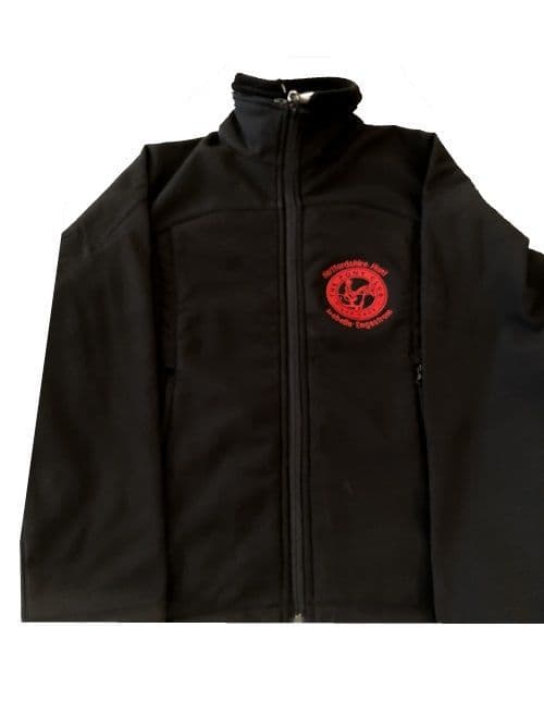 Ladies black soft shell jacket Herts Hunt PC R121f