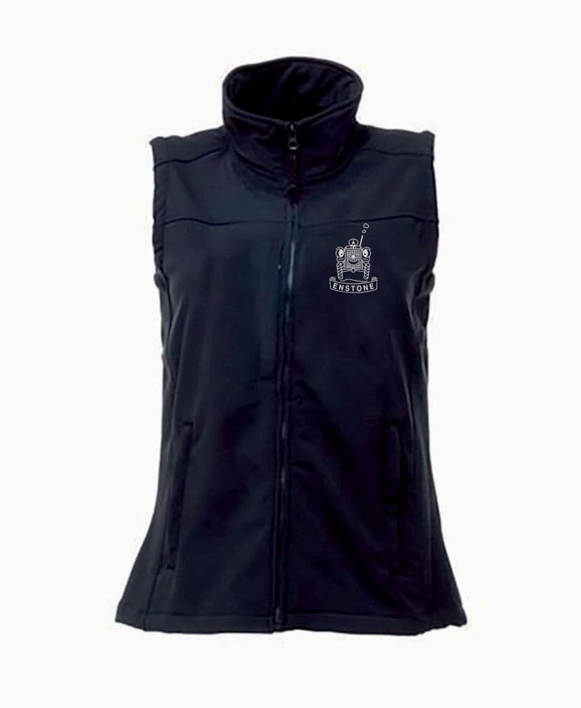 Ladies Enstone YFC Navy Softshell Gilets