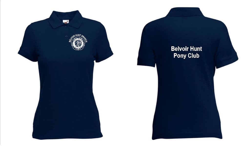 Ladies Fit Belvoir Polo Shirt - Navy UC106