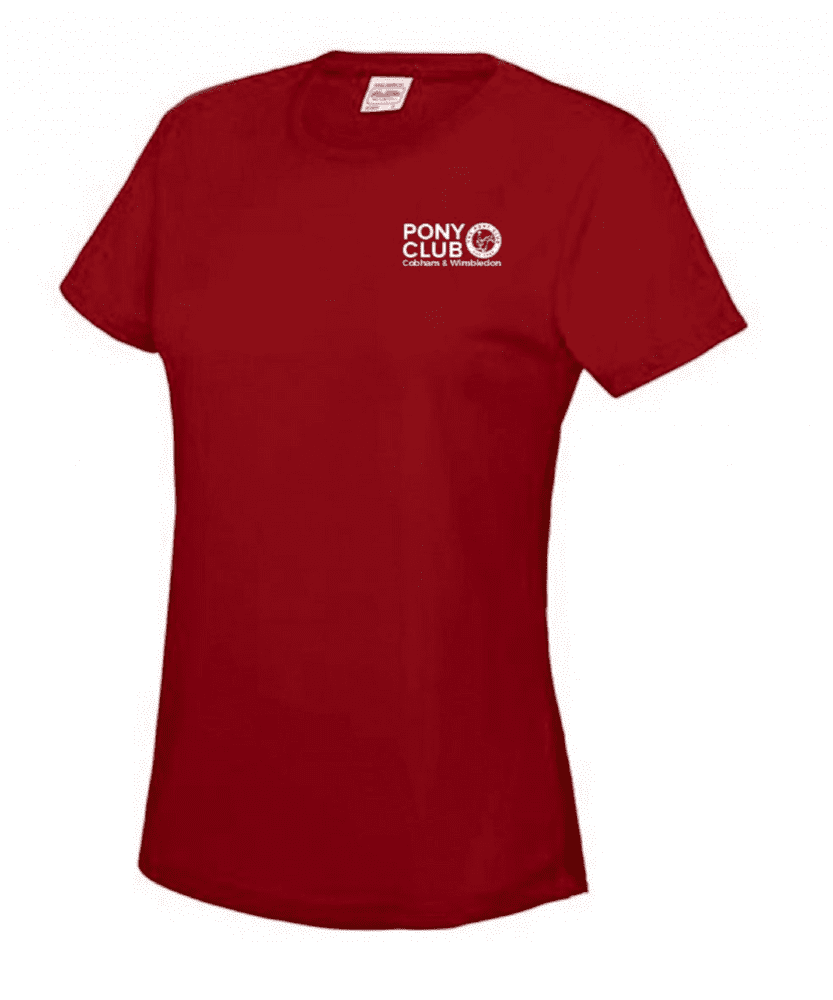 Ladies Fit  Cobham & Wimbledon Pony Club "Cool" Camp T Shirts JC005