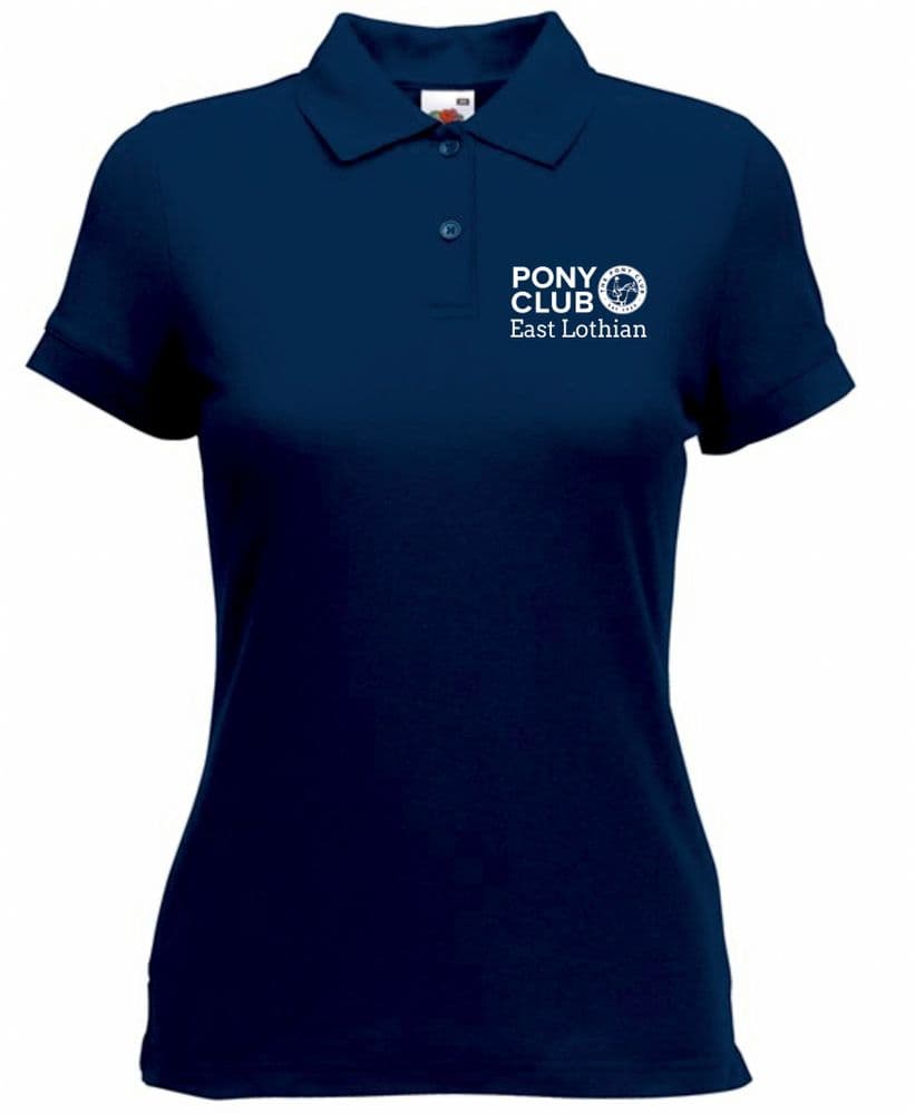 Ladies Fit East Lothian Polo Shirt - Navy UC106