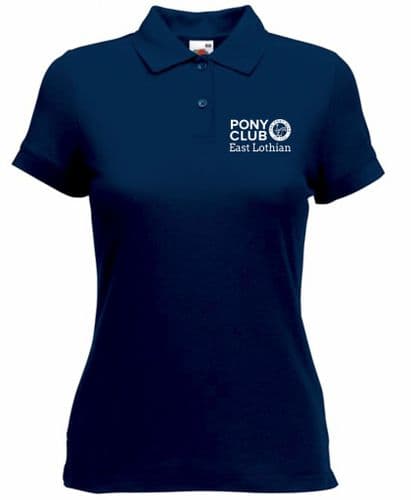 Ladies Fit East Lothian Polo Shirt - Navy UC106