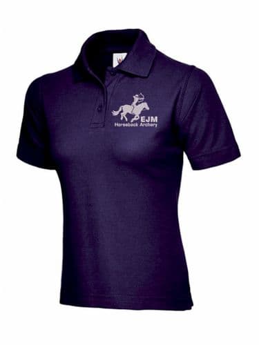 Ladies Fit EJM Horseback  Archery Polo Shirt UC106