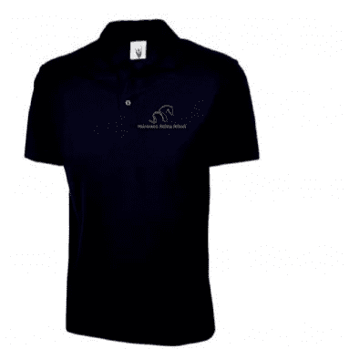 Ladies Fit Halesowen Riding School Polo Shirt- Navy UC106