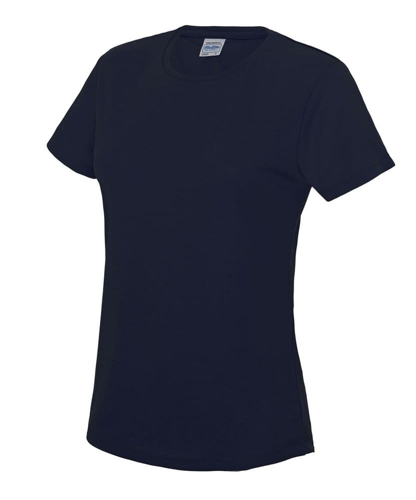 Ladies Fit Navy West Warwickshire Tetrathlon "Cool" T Shirts JC005