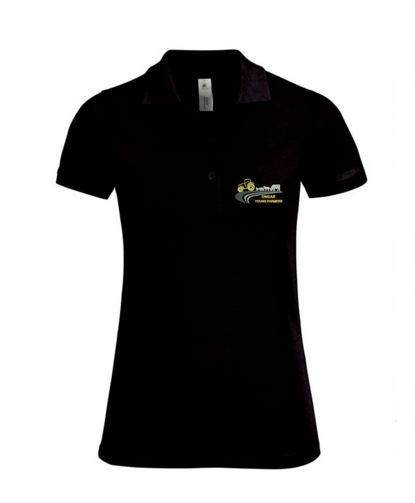 Ladies Fit Ongar Young Farmers Polo Shirt BA390