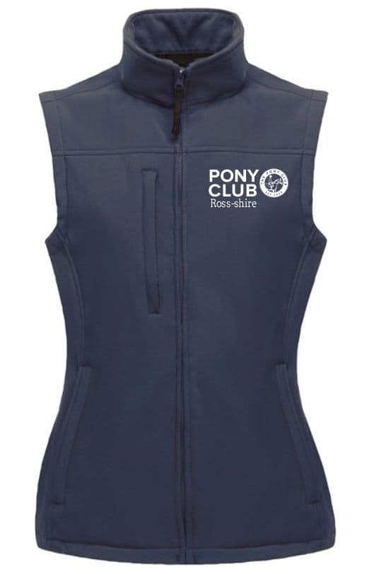 Ladies Fit Ross-shire Navy PC  Soft-shell Gilet - RG155