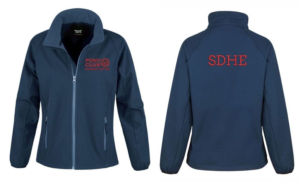 Ladies Fit Southdown East PC Navy softshell jacket R231F