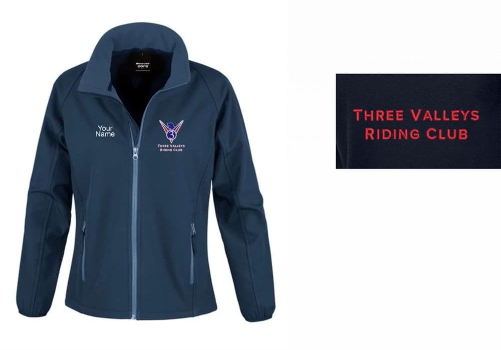 Ladies Fit Three Valleys Riding Club R231F Softshell Jacket