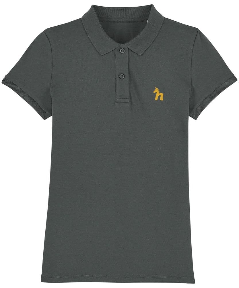 Ladies Here4Horses Fitted Polo Shirt