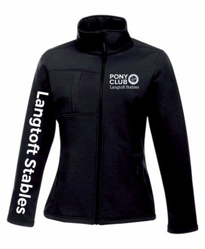 Ladies Langtoft Stables Navy Softshell Jacket RG195