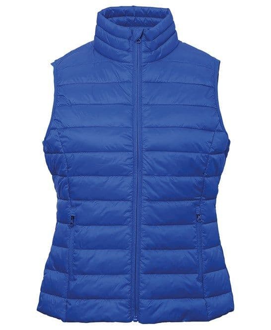 Ladies Navy Padded Gilet TS31F