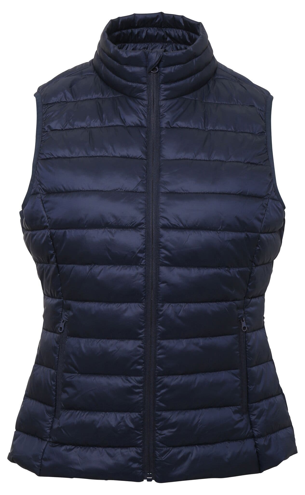 Ladies Navy Padded Gilet TS31F