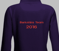 Ladies navy soft shell Jacket Berkshire Team