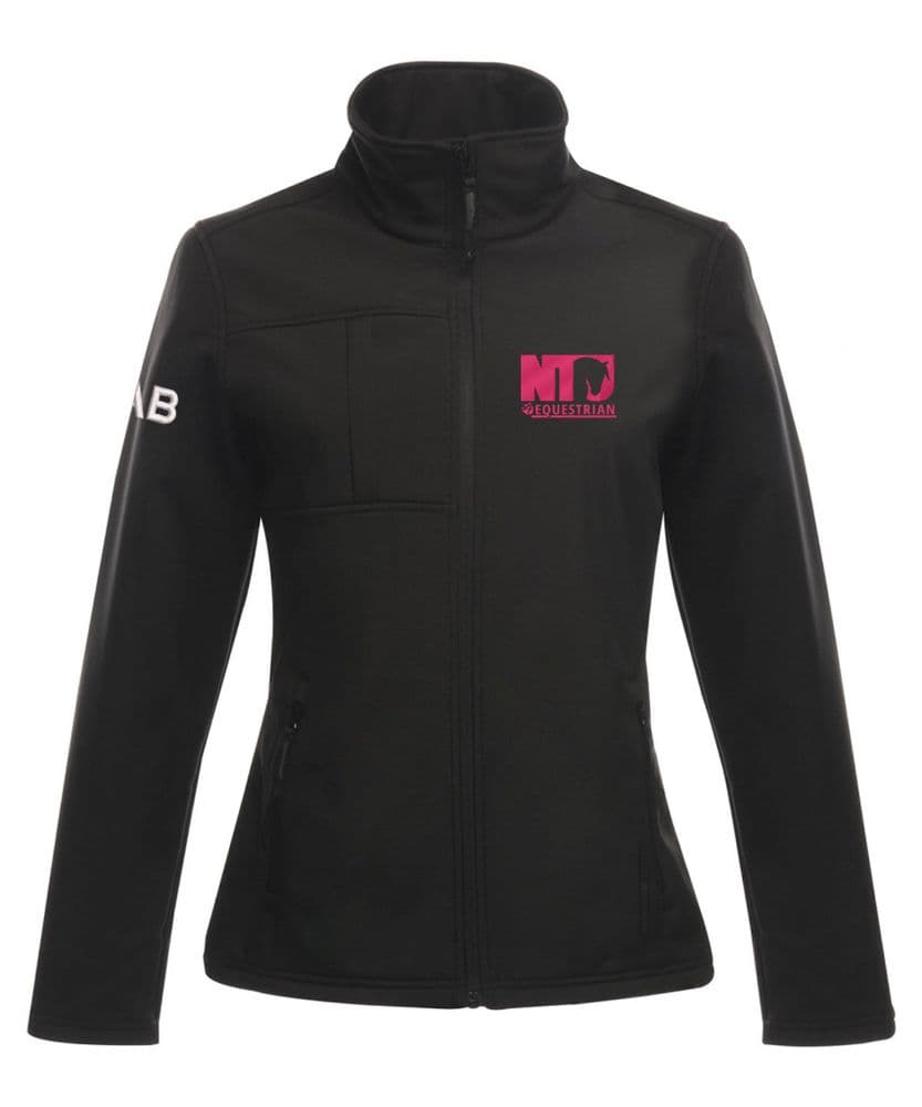 Ladies Nottingham Trent University Black Softshell Jacket - RG192