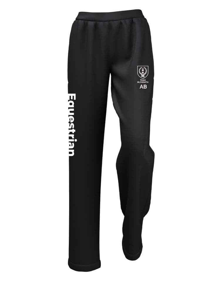 Ladies Plymouth University Black Track Pants - 704