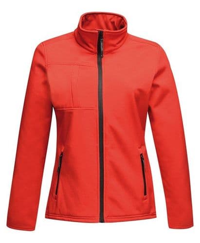 Ladies RG195 RED soft shell jacket Puckeridge  Pony Club