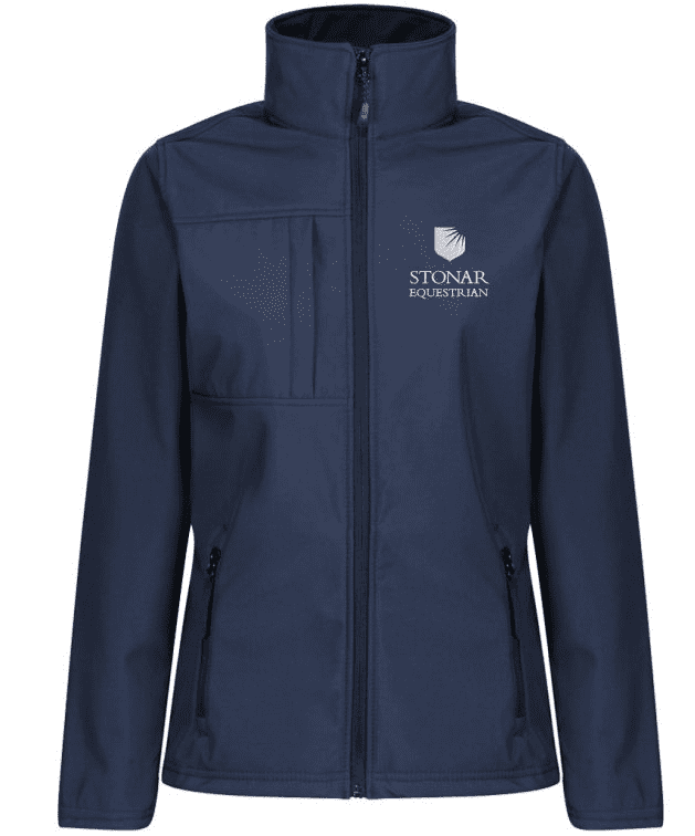 Ladies Stonar School Equestrian Navy Softshell Jacket - RG192