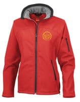 Ladies TEAM Red SWDRC Softshell Jacket