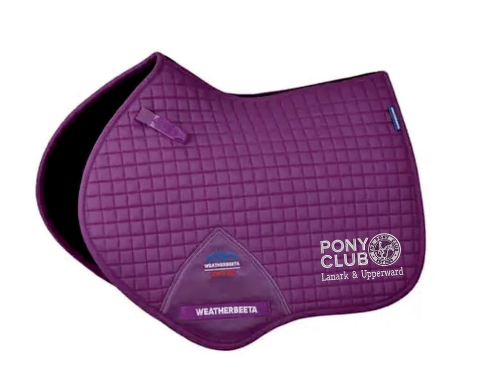 Lanark & Upperwood Violet Prime Air-Tec Jump Shaped Saddle Pad