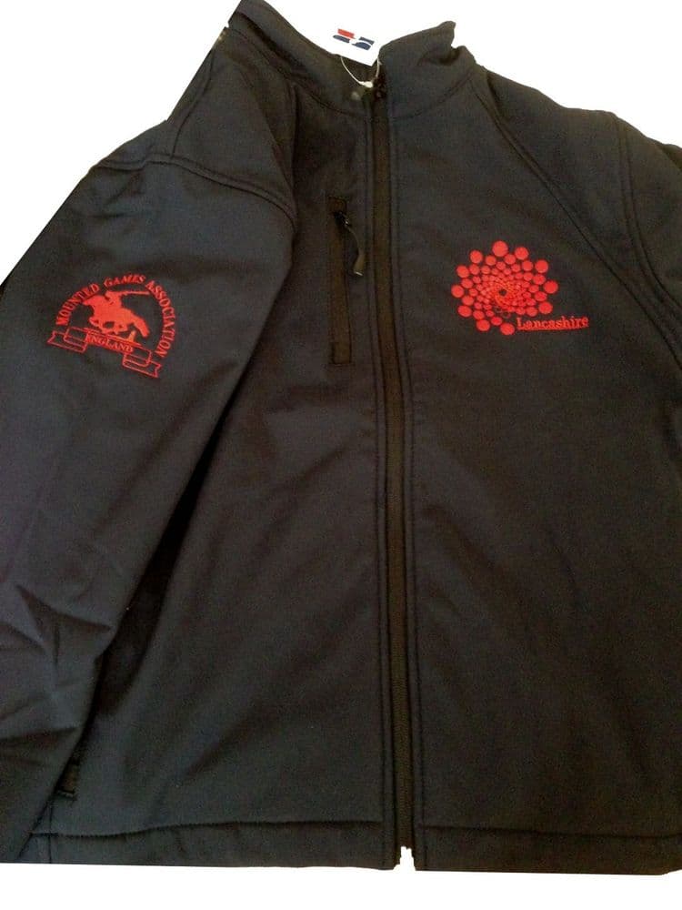 Lancashire MGA Navy Adults Softshell Jacket J140m
