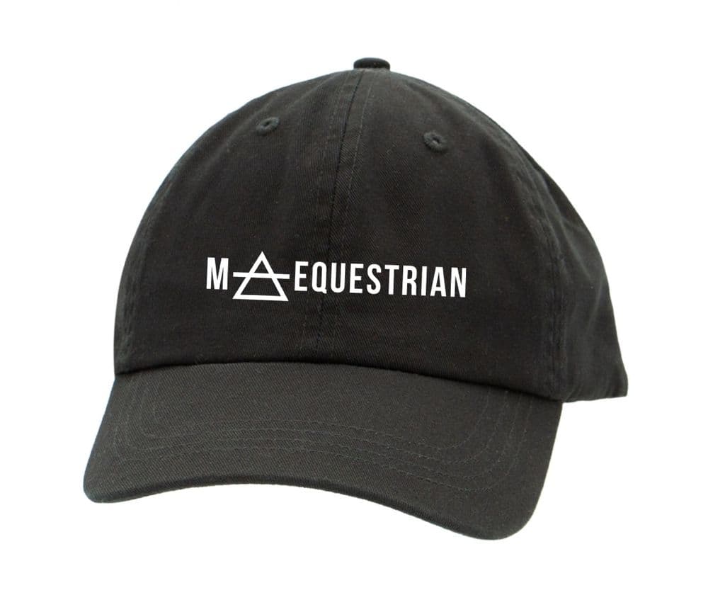 MA Equestrian Black Cap - UC432