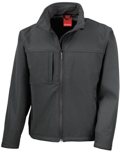 Men's Moor Farm Stables Black soft shell jacket R121A Result