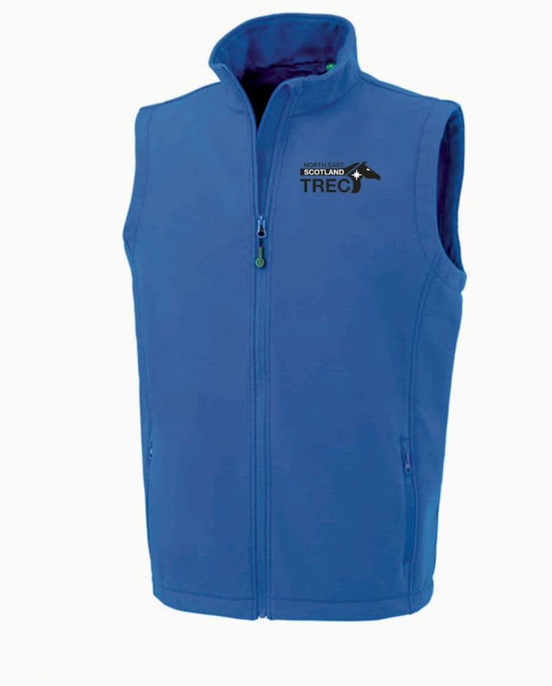 Men's Royal North East Scotland TREC soft shell gilet R902M