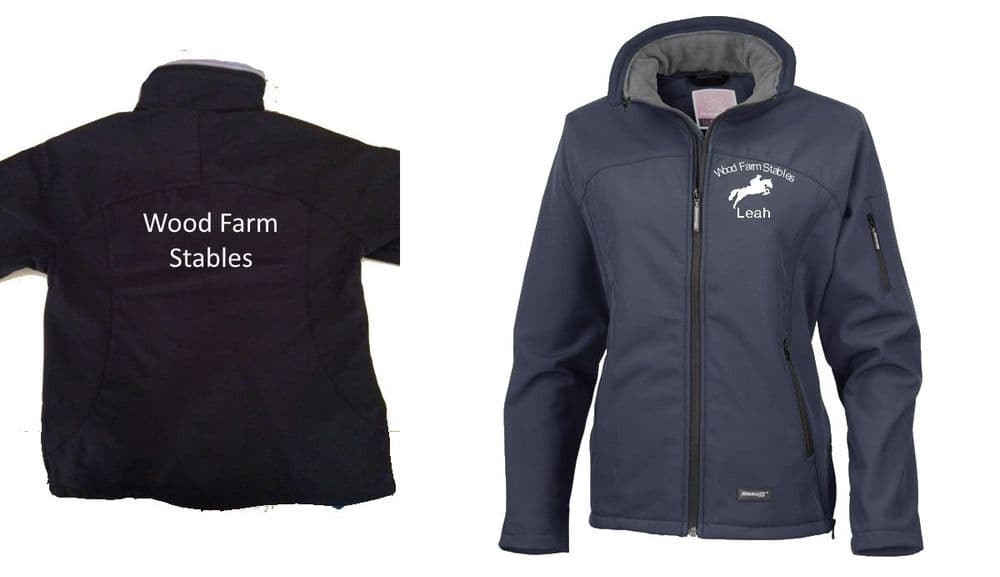 Men's Woodfarm Stables soft shell jacket -