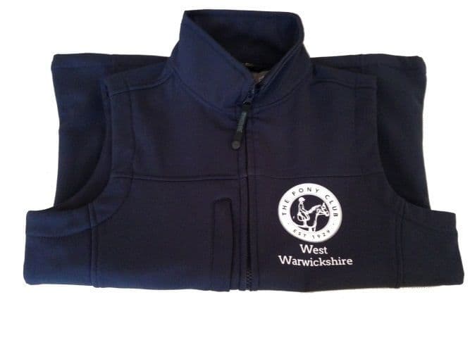 Men's WWPC Navy Softshell Bodywarmer