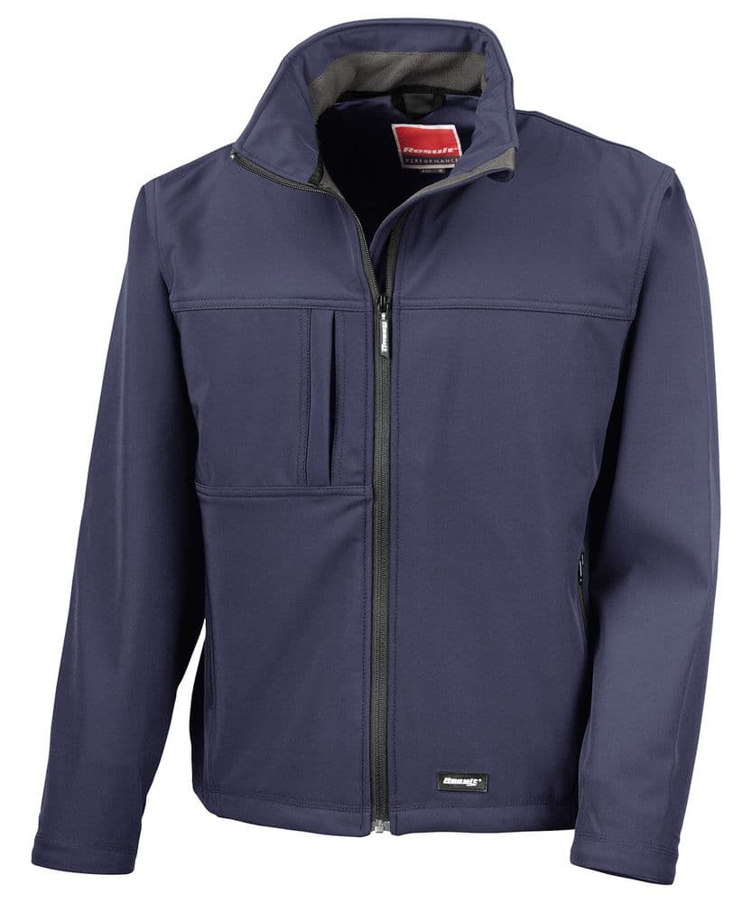 Mens Bishops Riding Club Navy Softshell Jackets