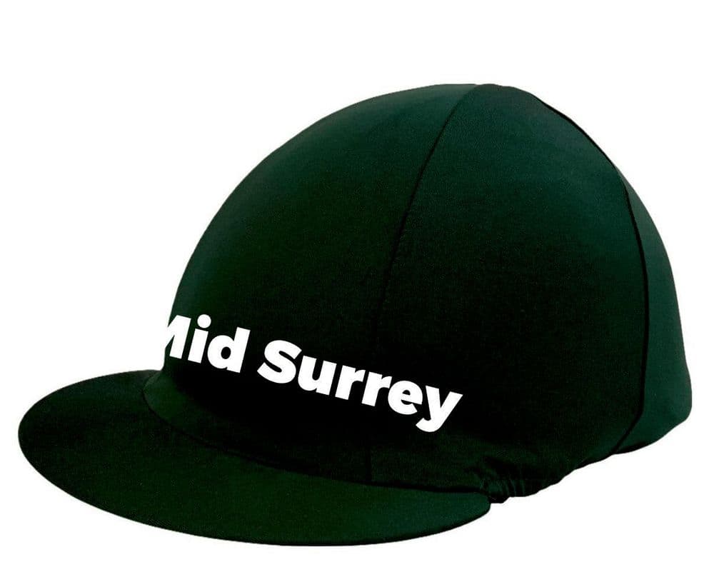 Mid Surrey PC Bottle Green hat silk -with button