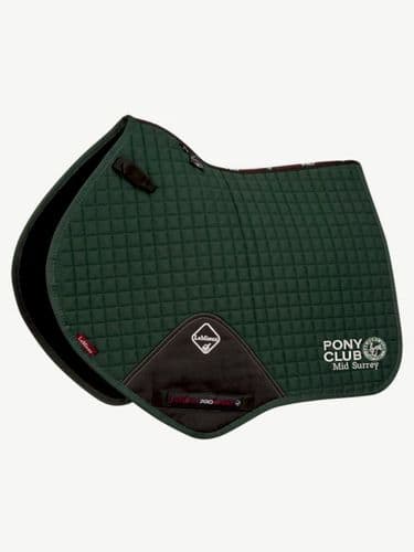 Mid Surrey Pony Club LeMieux hunter green Close Contact Saddlecloths