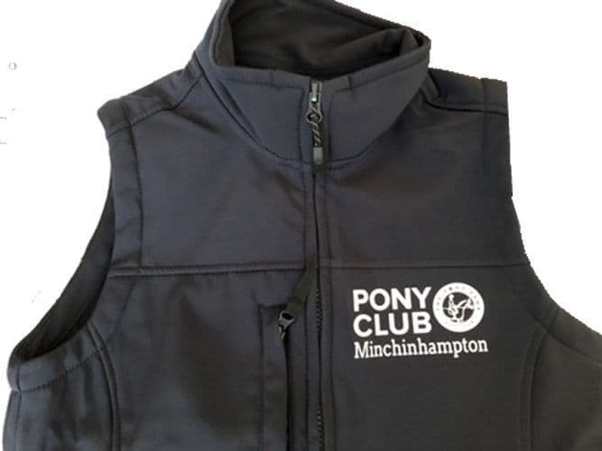 Minchinhampton Ladies Navy Softshell Gilets