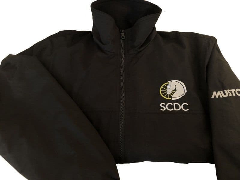 Musto black snug blouson jacket Southern Carriage Driving club