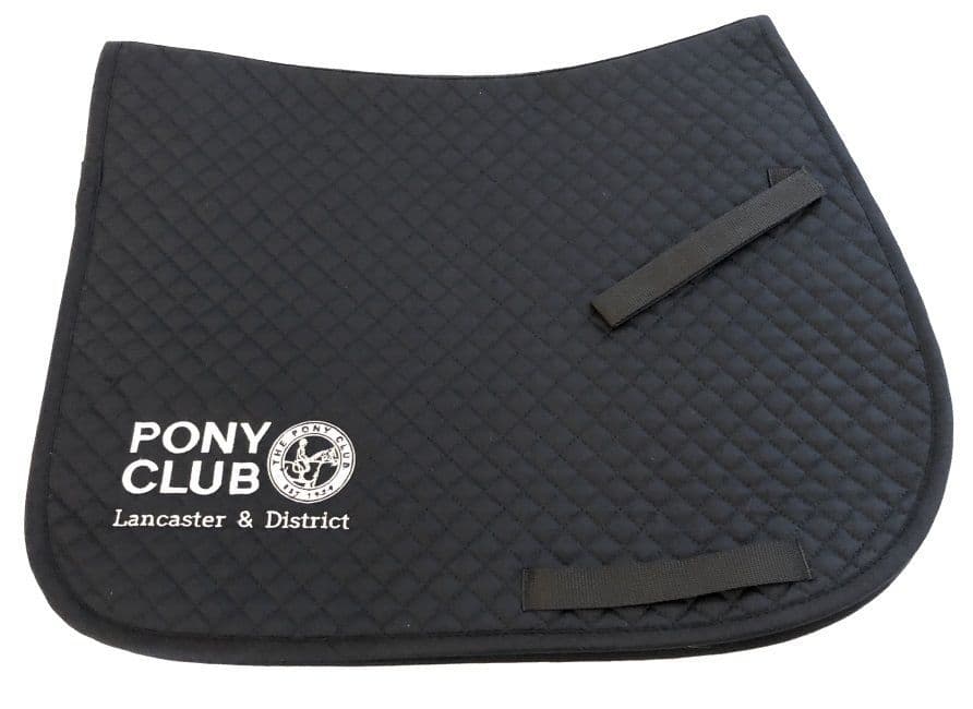 Navy Lancaster & District embroidered GP Saddlecloths